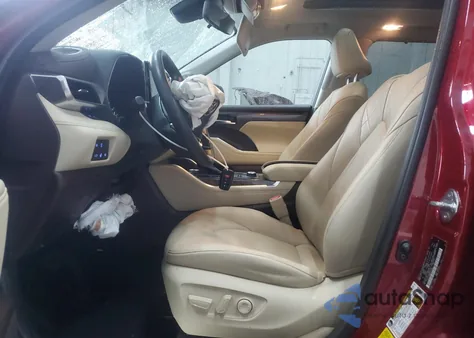 2021 Toyota Highlander Platinum z USA, uszkodzony, nr VIN 5TDFZRBH0MS110654